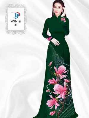 Vải Áo Dài Hoa In 3D AD NVAD133 45